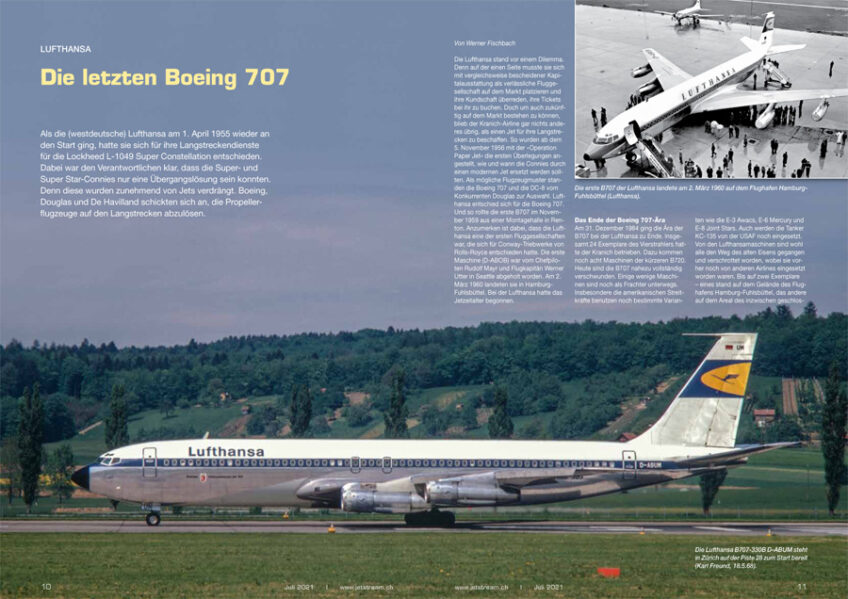 Lufthansa: Die letzten Boeing 707