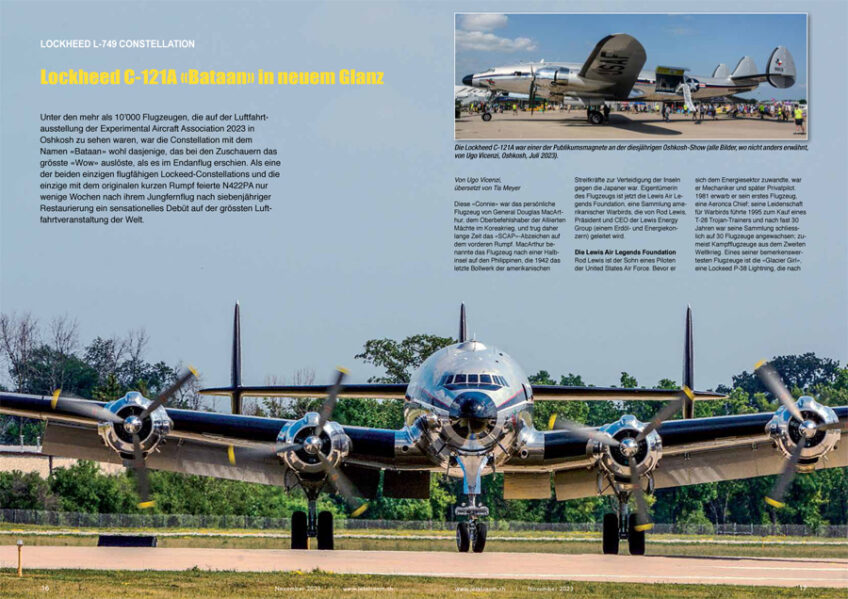 Lockheed C-121A «Bataan» in neuem Glanz